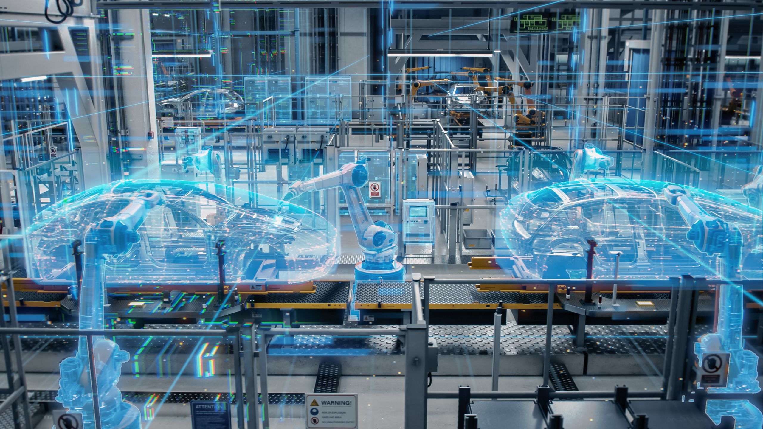Automatización en automoción / en producción de automóviles, logística y alta tecnología
