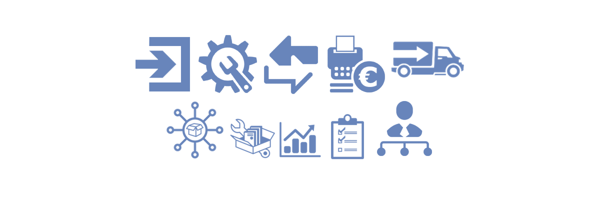 NEXUM Servicelogistik: Covering the entire process chain from goods receipt to goods issue